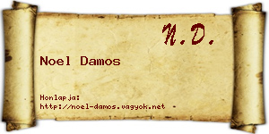Noel Damos névjegykártya